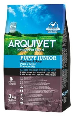 Imagen del producto de Arquivet, alimento para cachorros, 3 kg