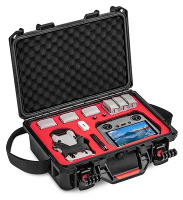 Immagine prodotto di Custodia rigida impermeabile, nera, per DJI Mini 4 Pro/Mini 3/3 Pro