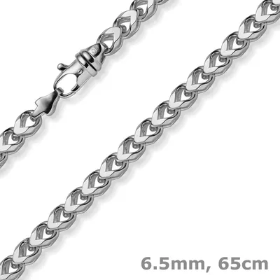 6-5mm-Franco-Kette-aus-585-Weißgold-massiv-65cm