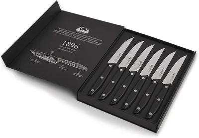 Imagen del producto de Juego de cuchillos para carne, acero inoxidable