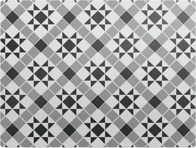 Produktbild von Geometrisches Sternmuster – Bodenschutzmatte – Stuhlunterlage 120x90 cm – Rutschfest – Hartbodenmatte