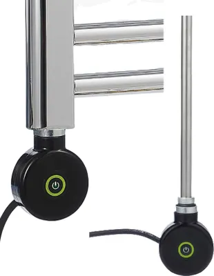 Produktbild von Heizlüfter 300W, matt Schwarz, für Heizkörper 1/2 Zoll, One Touch Bedienung, IP44