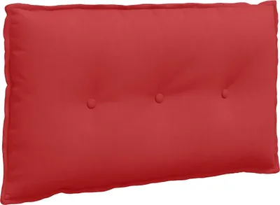 Produktbild von vidaXL Rückenkissen Rot 80 x 19 x 50 cm Stoff