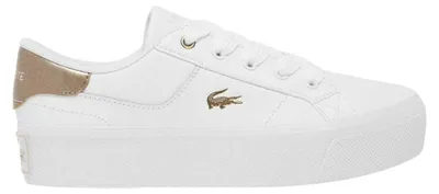 Produktbild von Lacoste - "Ziane" Sneaker für Damen, Leder, Plattform-Absatz GT31200 (40,5 EU) (Weiß/Bronze)
