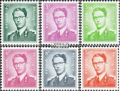 Produktbild von Briefmarken Belgien 1958 Mi 1126y-1134y (kompl.Ausg.) gestempelt Baudouin