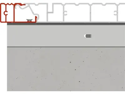 Produktbild von AluTec Antrittsprofil 2250 x 49,5 x 26,7 mm braun