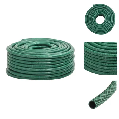 Image de vidaXL Tuyau d'arrosage vert 1,3" 100 m PVC - Tuyaux d'arrosage