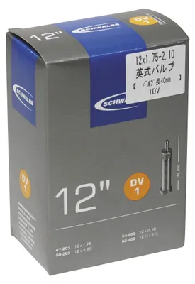 Productafbeelding van Schwalbe binnenband 12 x 1.75/2 1/4 (47/62-203) DV 32 mm