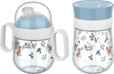 Produktbild von Mepal MIO Trinklernbecher Antitropf & 360° 2er Set Forest Friends (2025)
