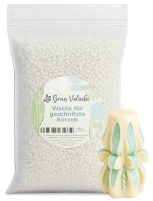 Produktbild von Gran Velada - Kerzenwachs für Schnitzkerzen 60-62 °C 1 kg
