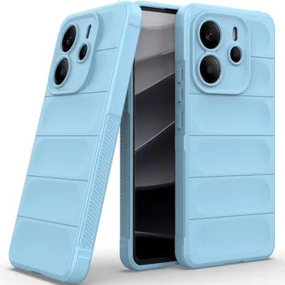 Image de Etui pour Xiaomi Redmi Note 14 4G Soft TPU Silicone Shockproof Protective Case Blue