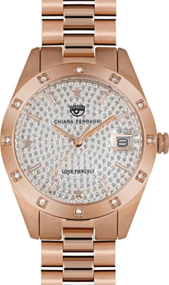 Zdjęcie produktu dla Zegarek damski CHIARA FERRAGNI R1953100513 różowe złoto fashion