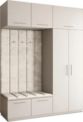 Produktbild von Masseno Garderobe-Set REMA 180/240/60 cm Modern Garderobenschrank Kaschmir