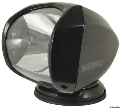 Immagine prodotto di Faro da 100 W, 12 V, 24 V, nero, con telecomando SPLR Osculati 13.260.22