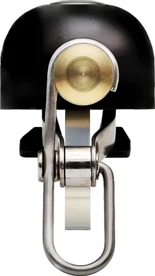 Produktbild von Welikera Fahrradklingel, Edelstahl, Vintage Messingklingel, klar und kraftvoll, geeignet für Rennradklingel, Mountainbikeklingel, Elektrofahrradklingel, schwarz