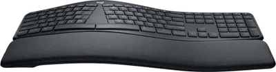 Produktbild von Logitech ERGO K860, Volle Größe (100%), Kabellos, RF Wireless + Bluetooth, Halbmechanischer Schlüsselschalter, QWERTY, Graphit
