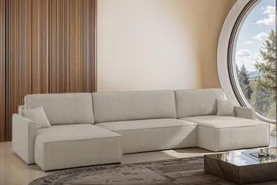 Productafbeelding van Zitmeubel met slaapfunctie, model LOUIS, stof Scala, kleur beige