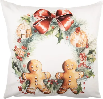 Produktbild von Clayre & Eef Kissenbezug 45x45 cm Weiß Polyester