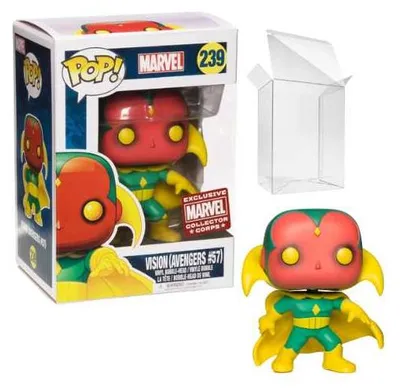 Zdjęcie produktu dla Funko Pop! Marvel: Vision (Avengers #57) nr 239 (edycja limitowana dla członków Collector Corps)