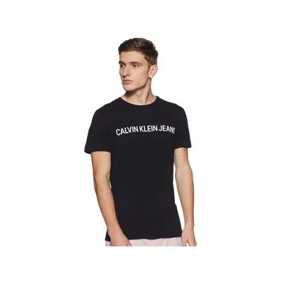 Obrázok produktu pre CALVIN KLEIN tričko pánske textilné čierne SF13850 - veľkosť: L