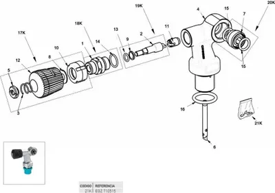 Image de Cressi Oring Kit d'entretien de la valve Argent Argent One Size