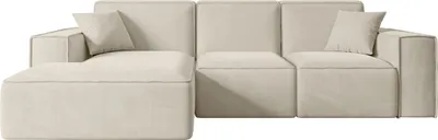 Produktbild von ALTDECOR Ecksofa in L-Form SERRA-L - 266x169x80 cm Beige - Corner Sofa Bett Eckcouch Couch Wohnlandschaft Cauchsofa