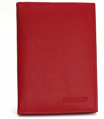 Immagine prodotto di Bellugio AWR-B-67, portacarte in pelle con protezione RFID, color rosso scuro