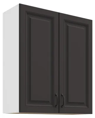 Produktbild von Hängeschrank 80 cm Stilo Grau Küchenzeile Küchenblock Küche Landhaus Höhe 90 cm