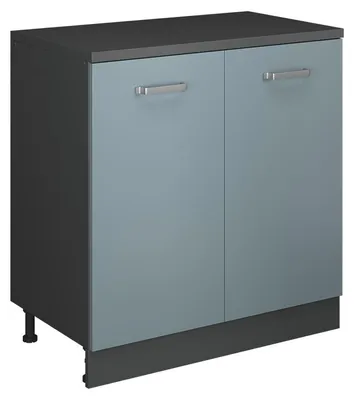 Obrázek produktu pro Skříň do podkroví Vicco Rion Modrošedá 80 x 81.6 cm bez šikminy se 2 dveřmi, Model 60849