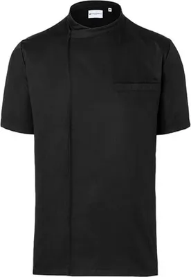 Image de Karlowsky BJM 3 | Chemise de cuisine à manches courtes Basic - Couleur : Black (approx. Pantone Black 6 C) - Taille : XL