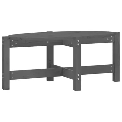 Produktbild von vidaXL Couchtisch Grau 87x48x35 cm Massivholz Kiefer