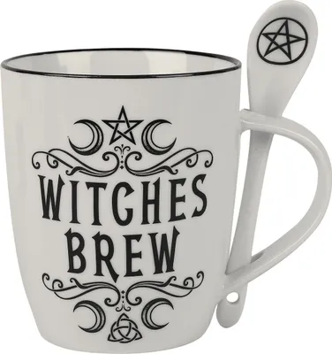Produktbild von Alchemy England Tasse  Witches Brew weiß/schwarz Standard