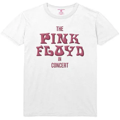 Obrázek produktu pro Pink Floyd In Concert Puff Print White XL Tričko
