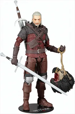 Zdjęcie produktu dla The Witcher 3: Wild Hunt Actionfigur Geralt z Rivii (zbroja wilka) 18 cm