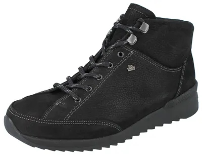 Produktbild von FINN COMFORT Merano Damen Winterstiefel schwarz Nubukleder Lammfellfutter - Größe: UK 7,5