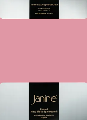 Produktbild von Janine Jersey Elastic Spannbetttuch 140x200 cm - 160x220 cm altrose