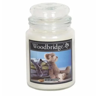 Zdjęcie produktu dla Woodbridge Duftkerze Clean Linen - 565g