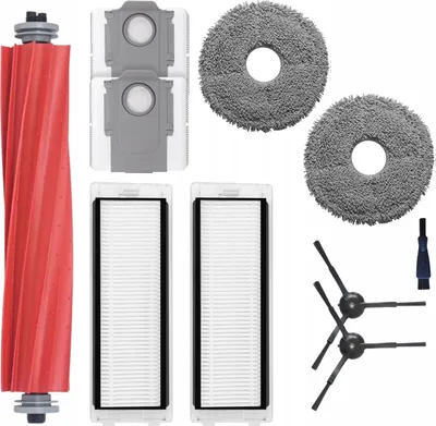 Produktbild von Set Ersatzteile Kompatibel mit Roborock Q Revo Zubehör HEPA-Filter Reinigungsbürste Rollenbürste
