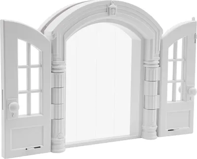 Produktbild von Haustür, Sicherheitsverschluss, platzsparendes Design, WEISS