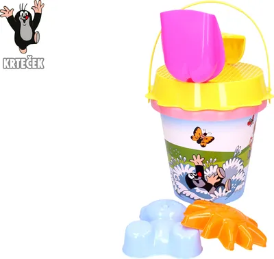 Produktbild von Sandspielzeug-Set Krtek 1,5 l rosa