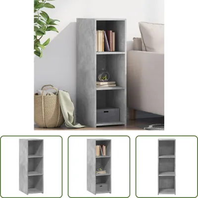 Produktbild von The Living Store Sideboard Betongrau 30x41x93 cm Holzwerkstoff