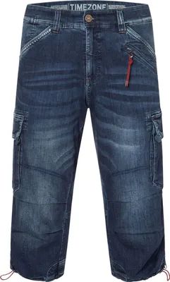 Produktbild von Timezone 3/4 Jeans-Cargo-Shorts mit Stretch Größe: 30W