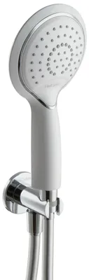 Produktbild von PaulGurkes Handbrausen Set weiß Chrom Brausehalterung Brauseschlauch 150cm