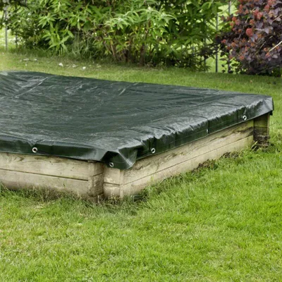 Produktbild von Sandkasten Abdeckplane mit Kordel 2x2m