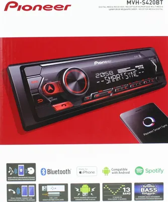 Produktbild von Pioneer MVH-S420BT - Schwarz - 1 DIN - LCD