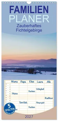 Produktbild von Familienplaner 2027 - Zauberhaftes Fichtelgebirge mit 5 Spalten (Wandkalender, 21 x 45 cm) CALVENDO
