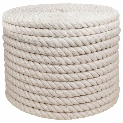 Produktbild von Möbel Juteseil 24 Weiß 100% Tossa Jute - Seile CC2002