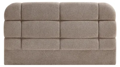Produktbild von Bettkopfteil 160 cm - Strukturierter Stoff - Taupe - FORIOSY