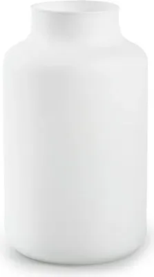 Produktbild von Glasvase Zylinder GIGI weiß H. 25cm D. 14,5cm Glas Jodeco WA