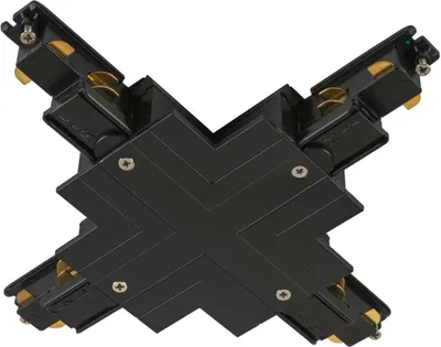 Productafbeelding van SLV 1006535: X-verbinder, geschikt voor S-TRACK inbouwrail, 3-fasen, zwart, DALI